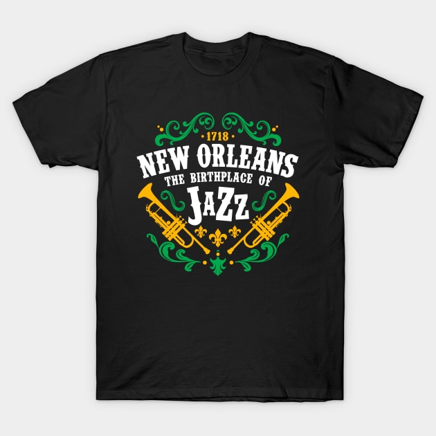 Birthplace of Jazz T-Shirt by machmigo